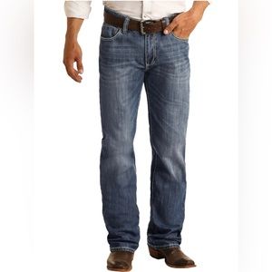 Rock & Roll Denim Jeans - Relaxed Straight Fit